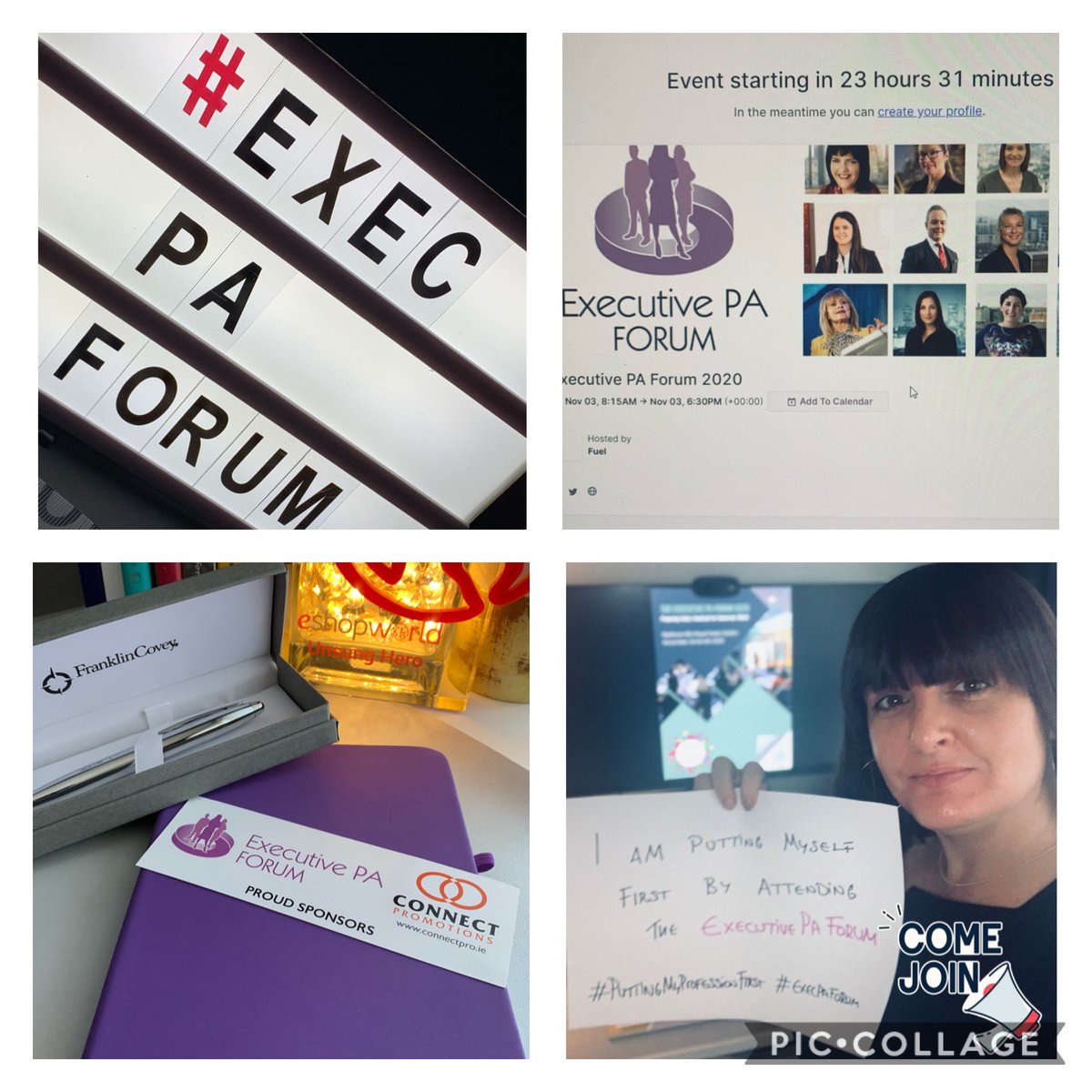 🕰Tick Tock the countdown is on...Tomorrow, 3rd of November is the well awaited <a href="/ExecPAForum/">Executive PA Forum</a> for 2020...looking forward to the two days...there is still time to register executivepaforum.com/the-forum/