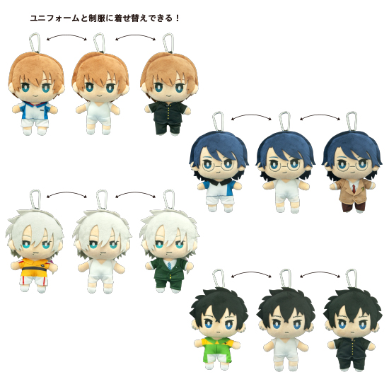 アニメ 新テニスの王子様 公式 新商品情報 おきがえぬいぐるみシリーズの再販9種のデザインはコチラ テニプリ T Co Xie7wbgwxr
