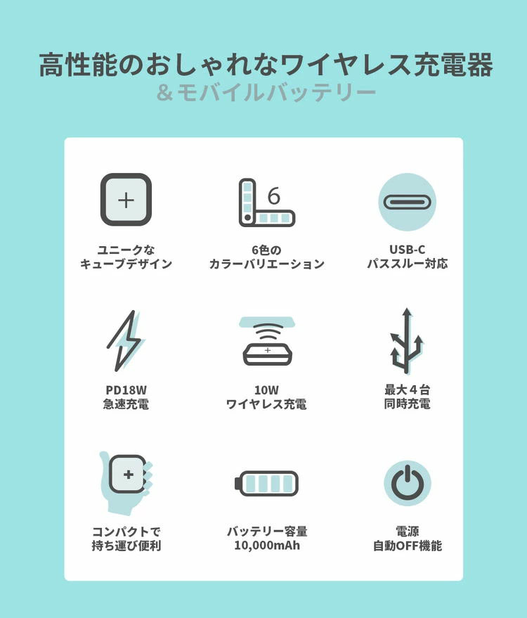 _SelectOption's tweet photo. ころんとした丸みのあるモバイルバッテリーのご紹介です⚡️デザイン性がありながら急速充電やワイヤレス充電に対応しており最大で4台まで同時充電ができるオススメ商品です‼️カラーも6種類からお選びいただけます🌟 #モバイルバッテリー #スマホアクセサリー #MIPOW #ワイヤレスモバイルバッテリー https://t.co/G2uVxSxsBW