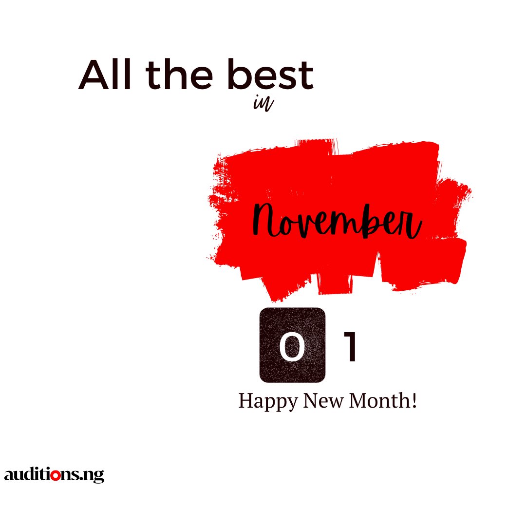 10 down , 2 more to go and we call it a wrap! 

Happy November guys. 💃🏼💃🏼
Wishing you an amazing and fulfilled new month . 

What are your plans this November ?? 

#november 
#newmonth 
#auditions
