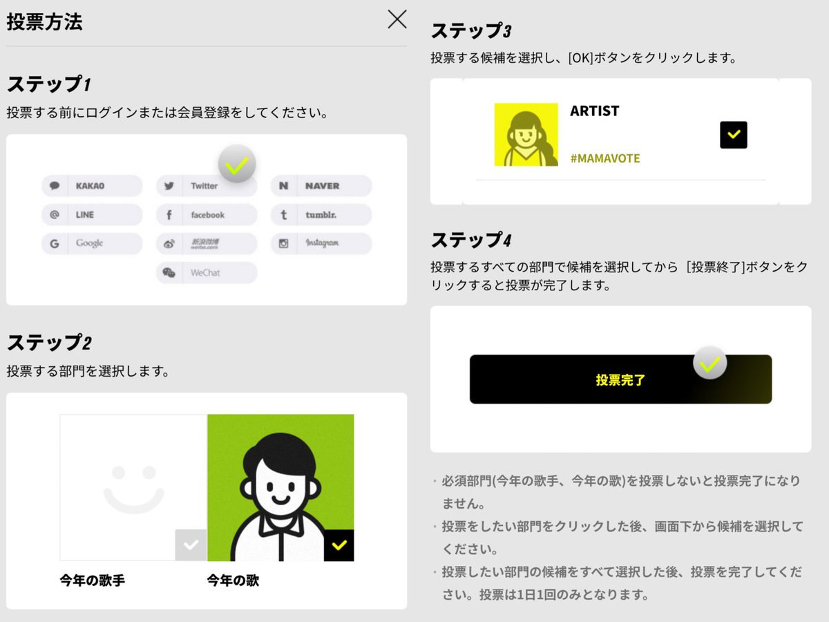 O Xrhsths Bts Army J Fanbase Sto Twitter mama 投票 12月6日開催 投票期間 12月5日 23時59分 ノミネート部門 投票方法は 画像をご覧下さい サイト投票 T Co Luyzdrikii Twitter投票 それぞれ1アカウントにつき1日1票 O Xrhsths Bts Army J Fanbase Sto Twitter mama 投票 12月6日開催 投票期間 12月5日 23時59分 ノミネート部門 投票方法は 画像をご覧下さい サイト投票 T Co Luyzdrikii Twitter投票 それぞれ1アカウントにつき1日1票