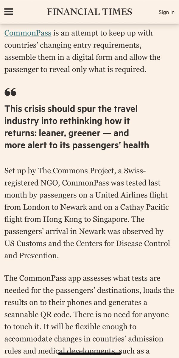 jenzhuscott's tweet photo. It’s time for digital passport - @FT writes about the future of #DigitalIdentify and @MyCommonPass
@commons_prjct
https://t.co/X7hnt0zhaj https://t.co/swJ4WmeXmI