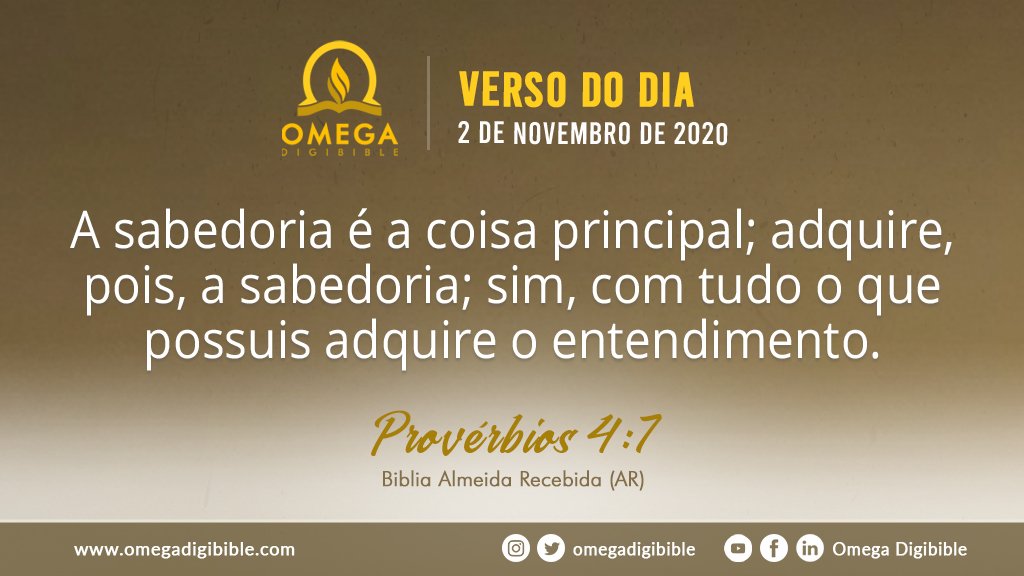 Provérbios 4:7 - Bíblia