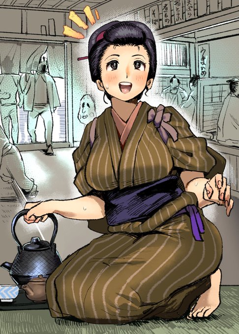 看板娘の表と裏 