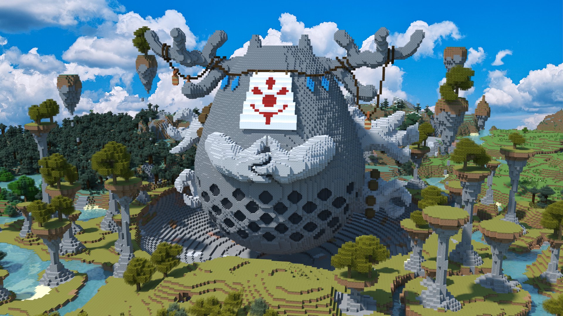 Pero マイクラ造形 マイクラで作った和風石像たちをまとめました 次回マケプレマップになる予定です Minecraft マイクラ T Co Jiikyqkj51 Twitter