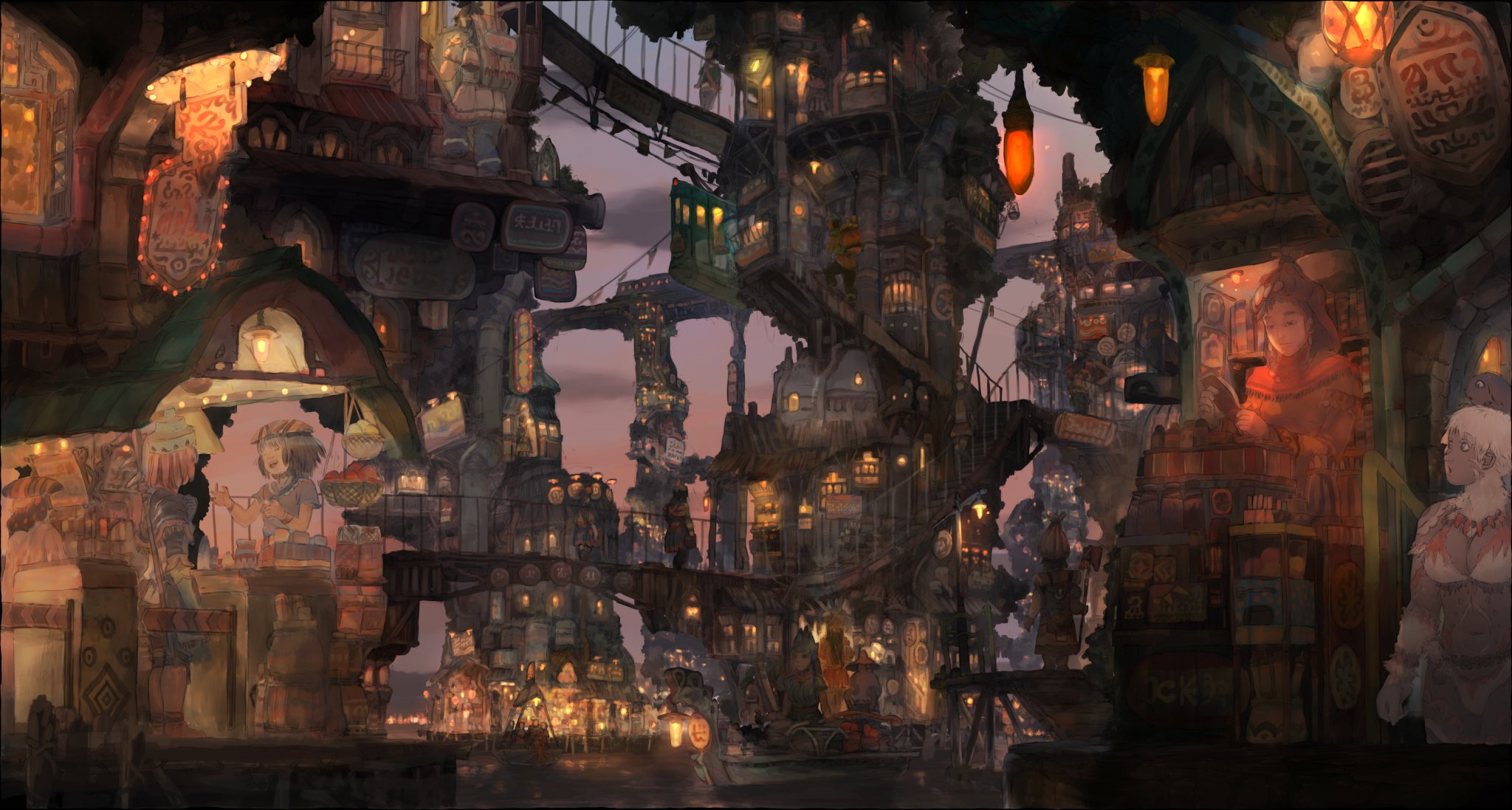 帝国少年 ﾉ 港町 イラスト ファンタジー T Co O8nb1conx8 Twitter