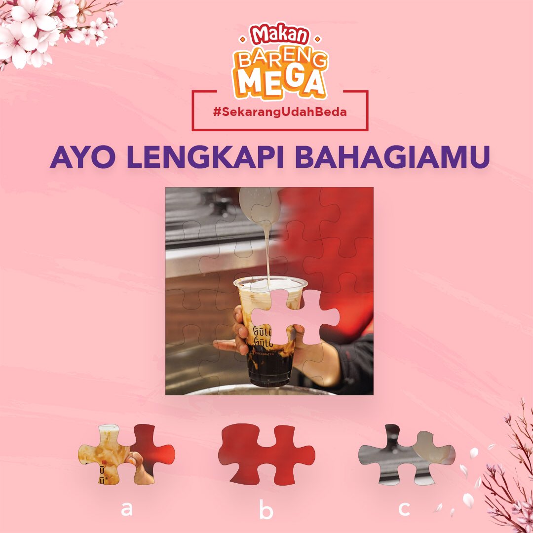 Yuk lengkapi bahagiamu hari ini dengan Brown Slurppy Bobba Cheese Brulee dari @guluguluid! Sebelum itu, mana yang pilihan yang tepat untuk melengkapi gambar diatas?

Jangan lupa gunakan kartu @bankmegaid karena kamu bisa menikmati diskon 50% lho!

#TSMBali #TransStudioMallBali