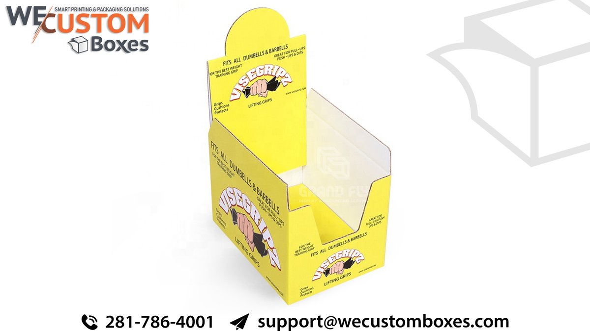 wecustomboxes's tweet image. Get more attractive and unique Display Boxes at very low price.
Order Now-bit.ly/34O1xBW
Contact Us: 1 281-786-4001
#displaybox #displayboxpackaging #customdisplaybox #boxpackaing #custombox #cardboardbox #cardboard #cardboardboxes #packagingideas #packagingsolution