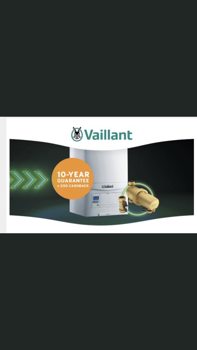 FANTASTIC NEWS !! We’ve only gone and extended the ecoFIT pure offer to cover the whole range including the 10 year warranty and £50 cash back DM me for more details <a href="/vaillantuk/">Vaillant UK</a> #proudlysupportinginstallers