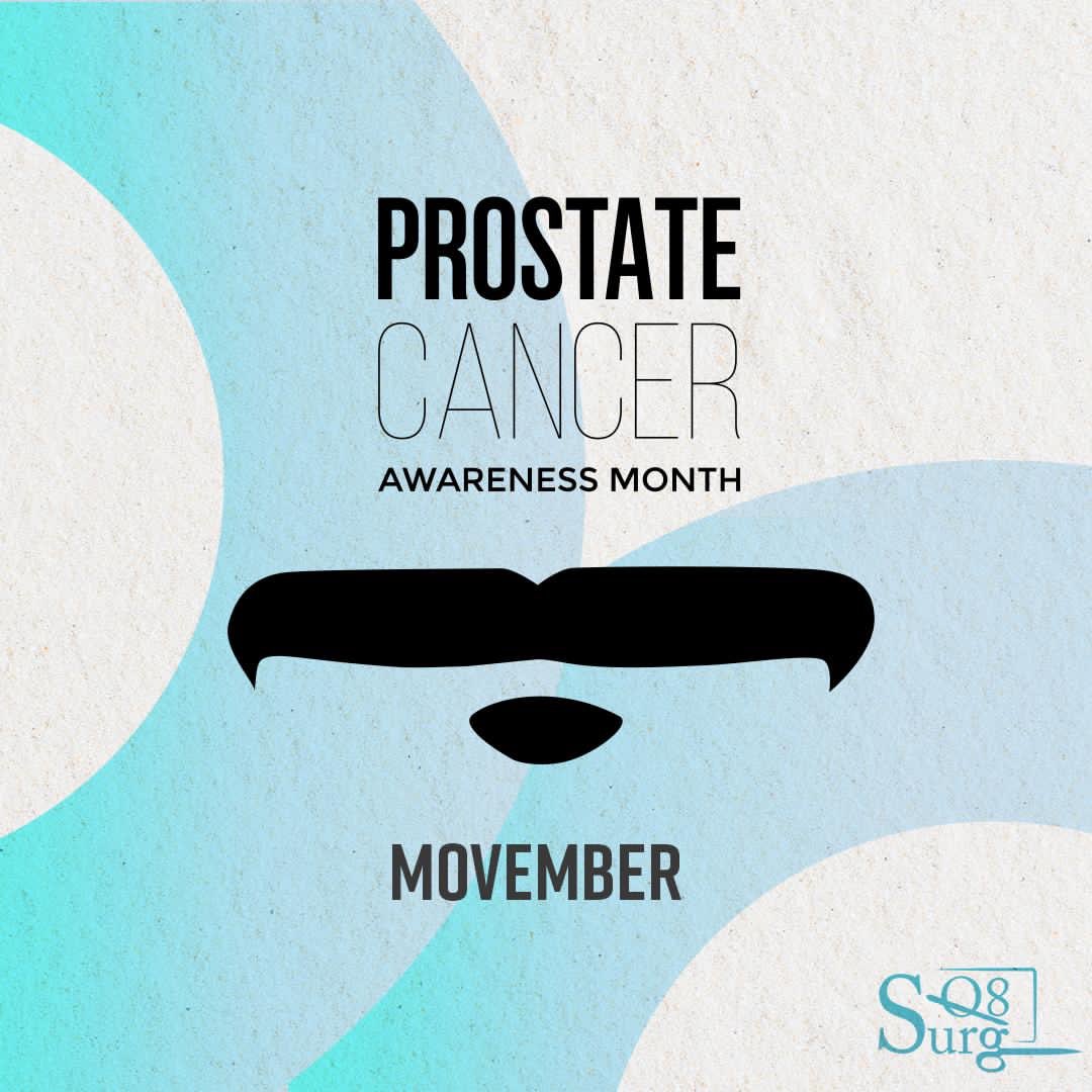 November is Prostate Cancer Awareness month! Prostate cancer typically affects older men and risk factors include: age, Afro Caribbean ethnicity and family history. Recognising symptoms allows earlier detection and better prognoses. Grow a moustache and help raise awareness!