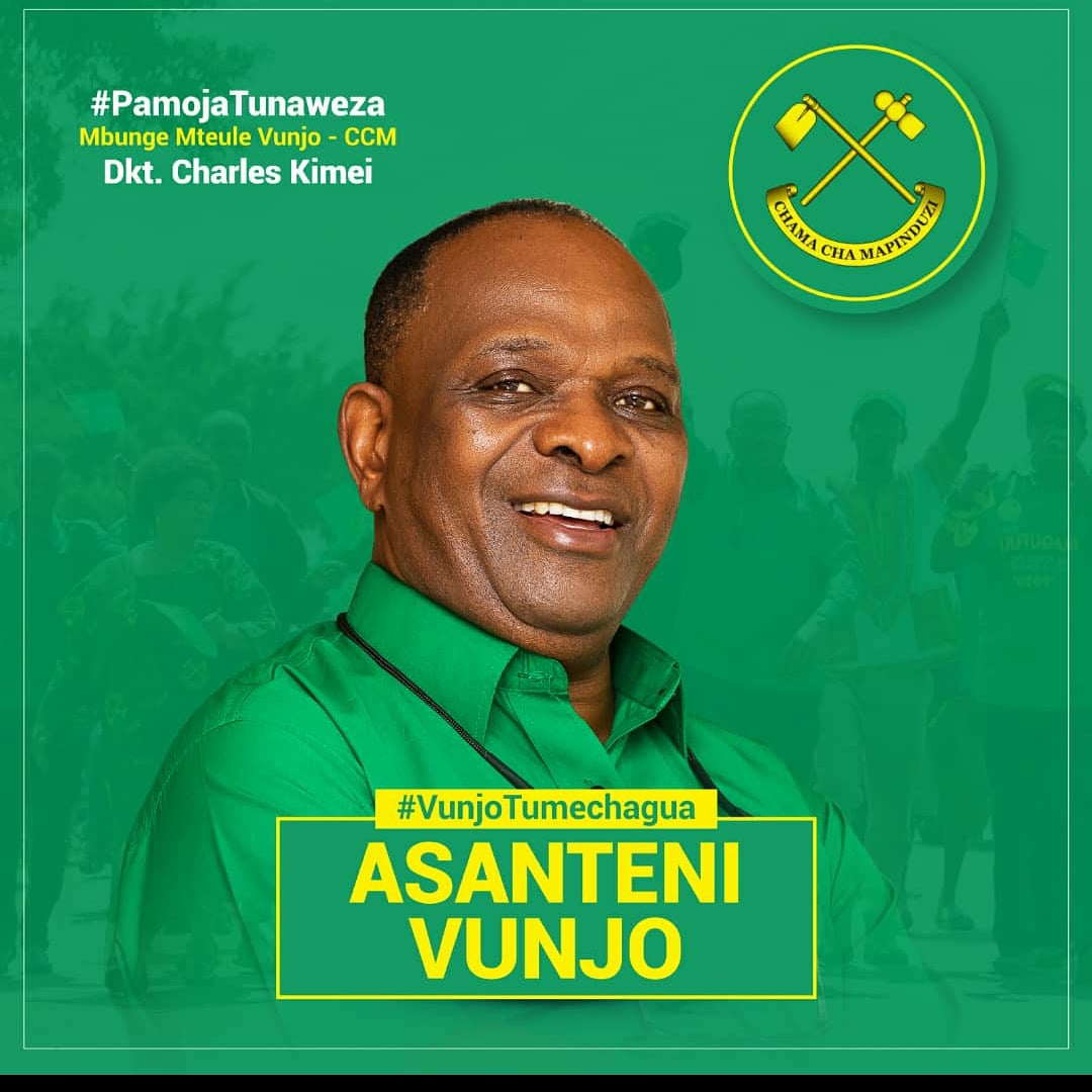 Ndugu zangu wana Vunjo. Naandika waraka huu kuwashukuru kwa kunipa ridhaa ya kuwa Mbunge wenu na kuwawakilisha Bungeni kwa kipindi cha mwaka 2020-2025. Hii ni imani kubwa sana kwangu na kwa chama chetu <a href="/ccm_tanzania/">Chama Cha Mapinduzi</a>. Naahidi kuwa sitaawangusha.

instagram.com/p/CHFWHUknTVf/…