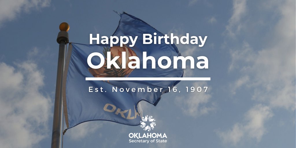 Happy Statehood Day to all 4 million Oklahomans!