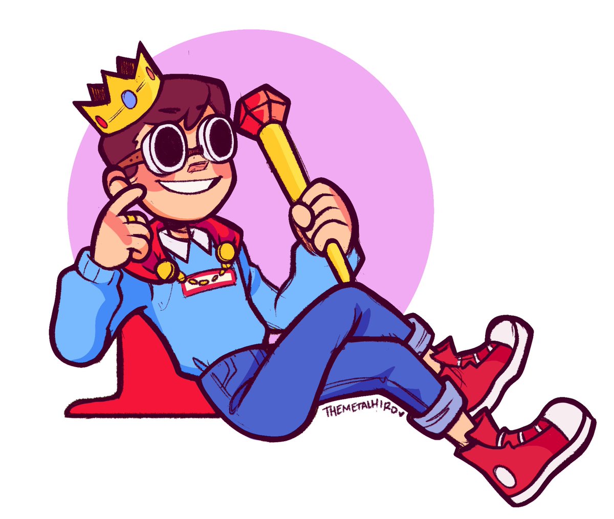 themetalhiro's tweet photo. LONG LIVE KING GEORGE  #dreamsmp #dreamfanart #KingGeorge https://t.co/8oWuVrNUH1