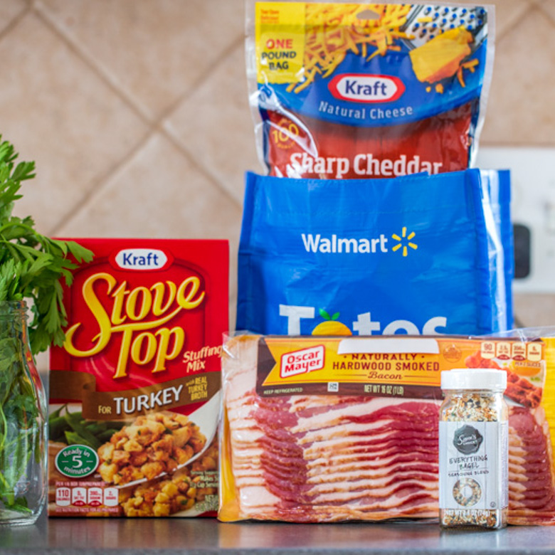 #ad Cheesy Bacon &amp; Everything Stuffing is a twist on a classic! Just add <a href="/KraftHeinzCo/">The Kraft Heinz Company</a> Sharp Cheddar Cheese, OSCAR MAYER Naturally Hardwood Smoked Bacon &amp; Everything seasoning to STOVE TOP Turkey Stuffing Mix bit.ly/38LYWL5 #HolidaysWithKraft #CelebrateWithKraft <a href="/Walmart/">Walmart</a>