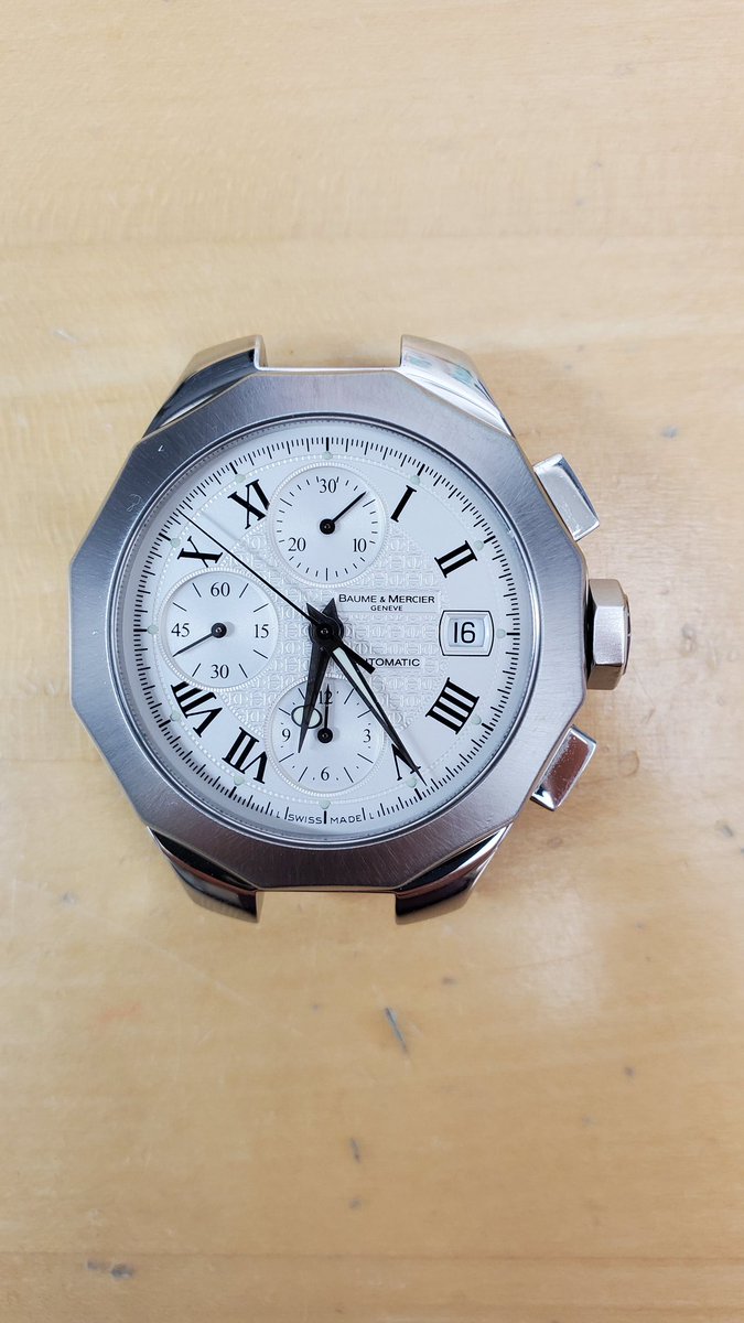 shamiwatchmaker's tweet photo. Some of today's #watches.  A Chronograph Baume &amp; Mercier and a Ladies Rolex with Diamond Bezel!

Need a repair?  Give us a call! https://t.co/Mn0TWAxuCI