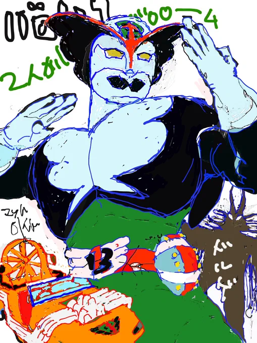 添削後7
サリーのキャラは描いてる時楽しい 