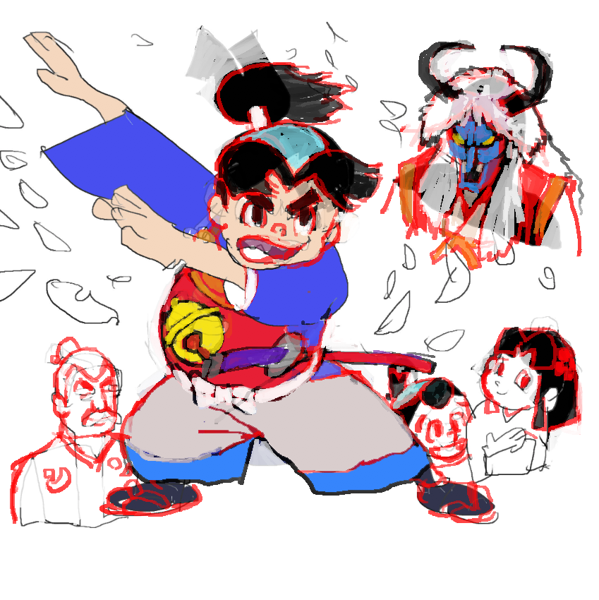 「添削後7
サリーのキャラは描いてる時楽しい 」|湯浅政明のイラスト