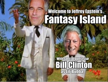 RedRebelReports's tweet photo. @DonaldJTrumpJr @RealCandaceO HiIIary CIinton-BFFβs w/ Jeffrey Epstein. Bill CIinton is a rapist flew Epsteinβs Lolita express β26 times.β
Both visited Epsteinβs Island Little St. James AKA βPedo Island.β
Why havenβt they been prosecuted?!
PedophiIia should be an executable offense...
#PedoGate
#JUSTICE! https://t.co/1XxFRYvi9o