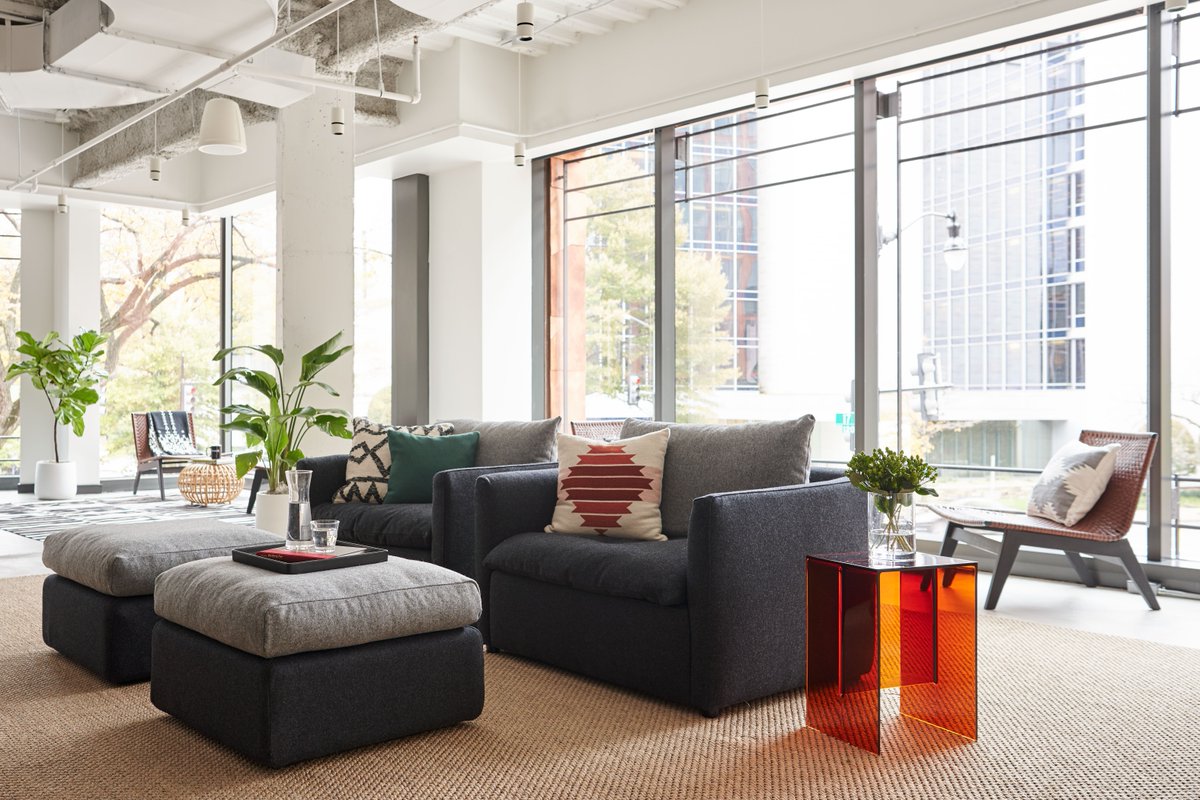 WeWork's tweet photo. Comfort + design = WeWork 1701 Rhode Island Ave NW. More of our spaces at https://t.co/SoTWZ3UC38. #wework #weworkdc https://t.co/Q6YIJyRIs9