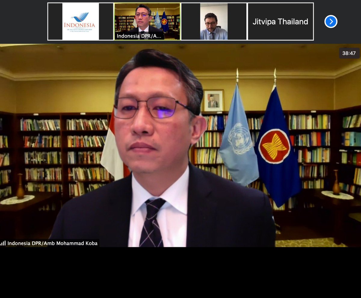 indonesiaunny's tweet photo. On behalf of the Core Group of Global Health and Foreign Policy (GHFP), today Indonesia 🇮🇩 introduced GHFP's draft resolution on "Strengthening Health System Resilience through Affordable Healthcare for All".
#IndonesianWay #IniDiplomasi #GHFP https://t.co/i9ScXvXGlv