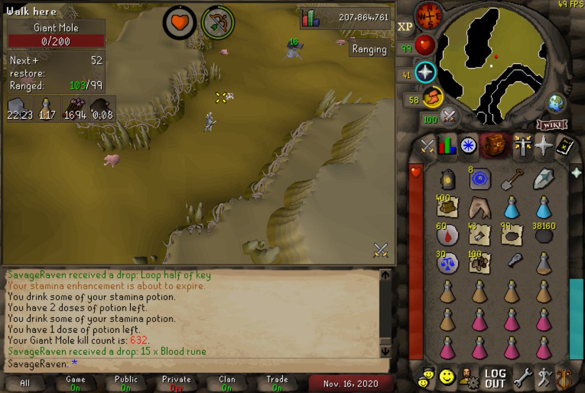 405Ninja's tweet photo. KC 632
#osrs #oldschoolrs #jagex #mole #pethunting #runescape #SmallStreamerCommunity  #streaming  #TwitchStreamers  #TwitchAffilate https://t.co/U0bFoOQ3LA