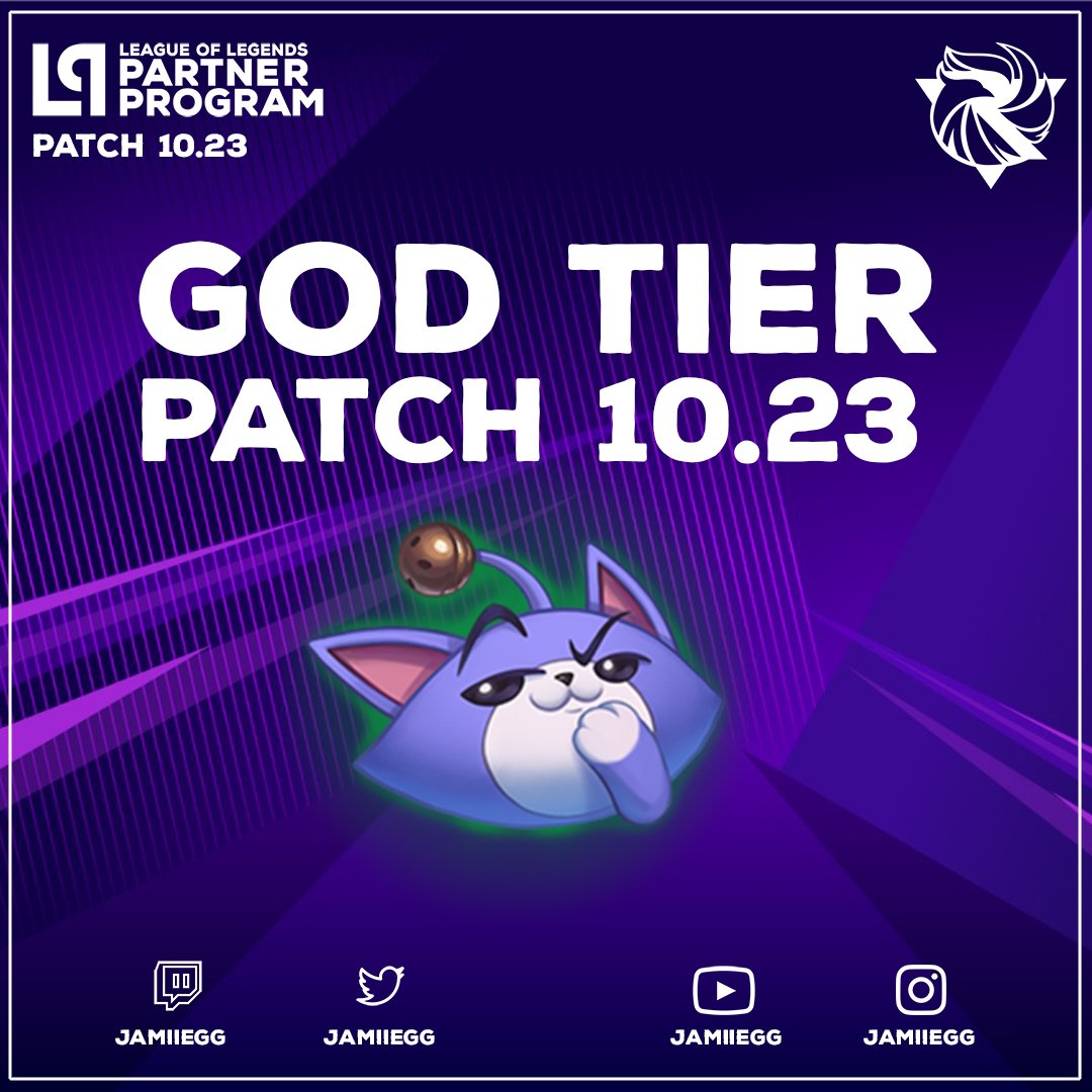SoyJamiie's tweet photo. Hola! les traigo la God Tier para el parche 10.23, soy un creador chiquito pero agradezco banda todo su apoyo al compartir mi contenido ❤ muchas gracias !

@Rebirthe_Sports https://t.co/4tLhY28pWZ