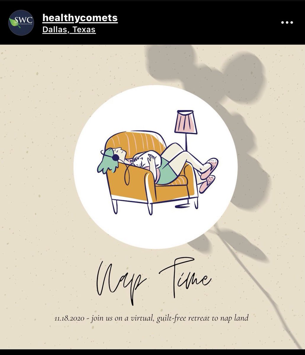 HealthyComets's tweet photo. NAP TIME! 
11.18.2020
#HealthyCometsNap
#StressBustersUTD

 https://t.co/frKDVUPgXt https://t.co/6PyO82yW55