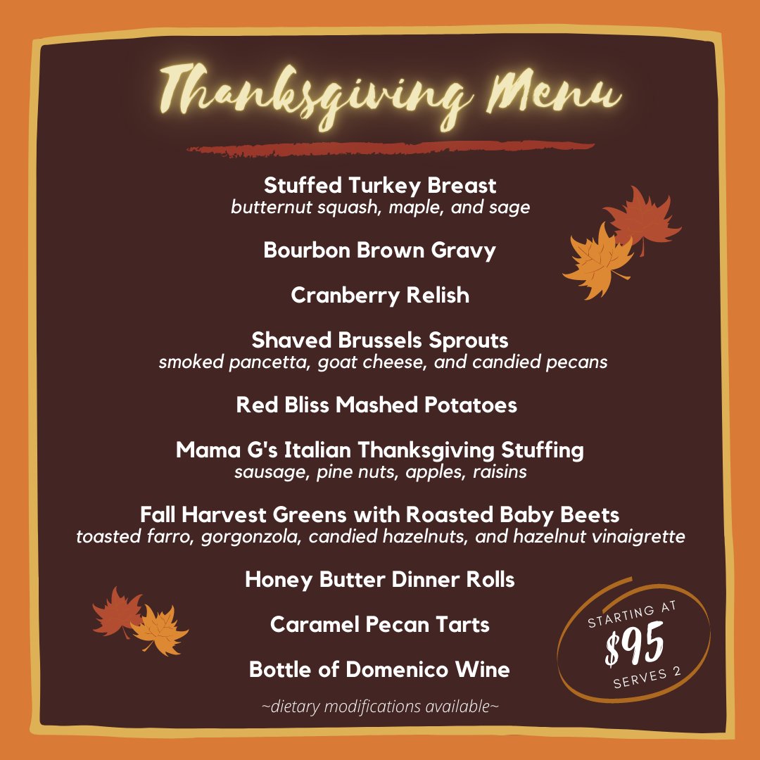 Sit back, relax, and let us take care of the cooking this Thanksgiving! Order our special pre-cooked menu by Sunday, November 22nd, pick it up at the winery on Wednesday, November 25th, and reheat the next day to enjoy. ❤️ Order here ➡️ bit.ly/3cOXypC #thanksgiving