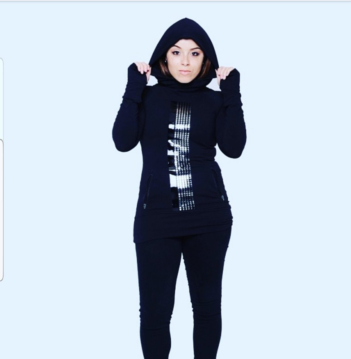 DOYOU's tweet photo. It's that time of the year and our best seller is back! Pre - Order our eye - catching, black liquid / chrome cubic hoodie. This item is made to order. https://t.co/yZDcWanQEg ~ #doyou #official #doyou https://t.co/UcaM0Mwchp