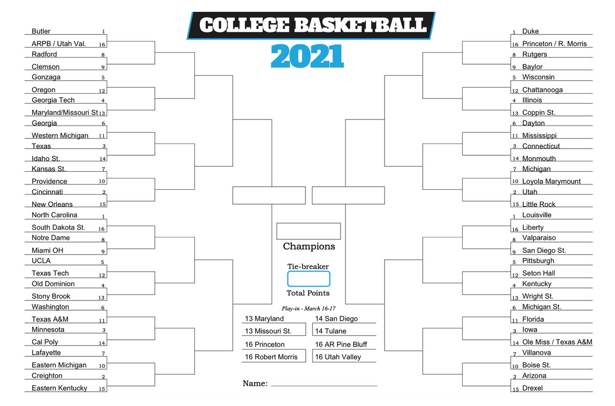 HC_JoeLunardi's tweet photo. Updated bracketology heading into conference play:

1 seeds:
Butler
Duke
Louisville
North Carolina

Last four in:
Maryland
Missouri St.
San Diego
Tulane

First eight out:
Virginia
UCF
Indiana
UNLV
S. Carolina
TCU
Wofford
Missouri https://t.co/VCBItXsGf5