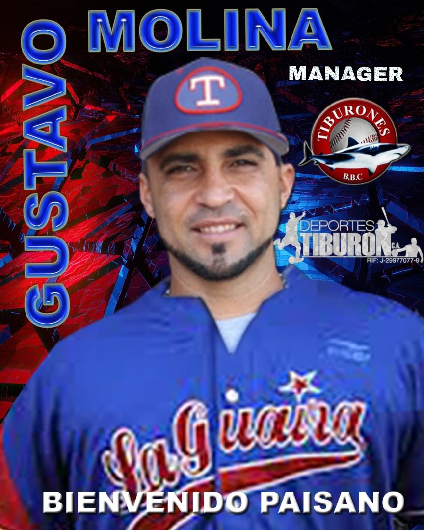 TiburonDeportes's tweet photo. #DTinforma
El guaireño GUSTAVO MOLINA será el Manager de nuestros Tiburones de La Guaira en la LVBP 2020-2021
El paisano guaireño Russel Vasquez será su Coach de Banca.
Luis Colmenares de nuevo fungirá como Coach de Pitcheo y Enrique "Fresita" Gonzalez será el Coach de Bullpen. https://t.co/HgiOQEdliN