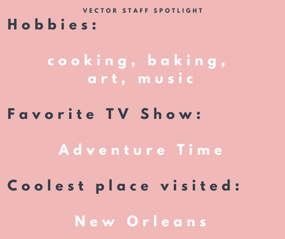 vector_eng's tweet image. Staff Spotlight: Meet Vector's Corporate Chair and writer, Helen Liu!🎉 
Helen is a second year ECE major from Colleyville, TX, and her favorite city is New Orleans. 
To learn more about Helen and to read her articles in our previous magazine issues, visit utvector.com/meet-our-staff