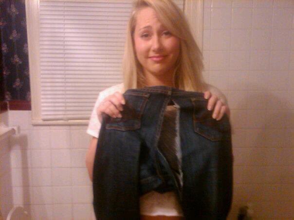 9 years ago i ripped my pants at a house party dropping it low &amp; had to hide in the bathroom until someone