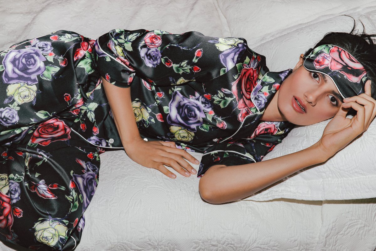 prabalgurung's tweet photo. The #HolidayEdit is now live on our site, including a new exclusive set of luxurious pajamas and matching sleep masks in our signature prints.
https://t.co/Q6Bhha7ToN https://t.co/JlRa3i01mY