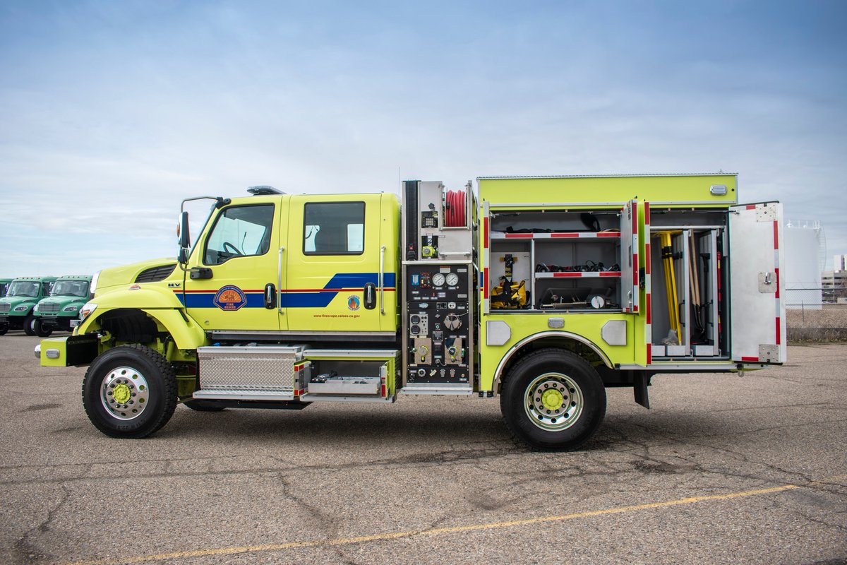 BMEFire's tweet image. #Model34Monday Feature: The first BME @Cal_OES Model 34, built in January 2020 as a tag-on to the @CAL_FIRE contract. Tag-on opportunities are still available for California departments!
