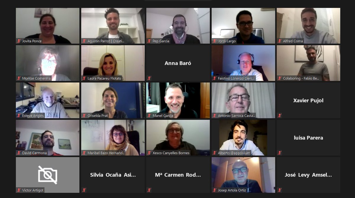 autoocupacio's tweet photo. Acabem l’#StartupHuddleBarcelona amb #networking #online! 👏

Moltes gràcies a tots i totes per acompanyar-nos i ajudar-nos a resoldre reptes per a #emprenedors! Ens veiem a la propera🚀

@gewspain @albertcolomer @reempresa @bancba #gew2020 @guillemaris @creaticadesign @appcivium https://t.co/tTkAULEsfn