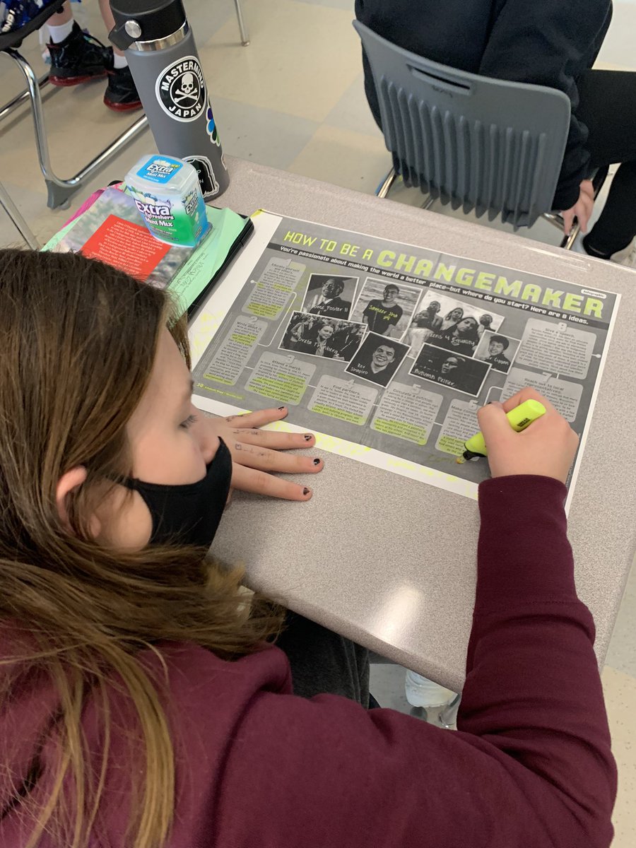 MrsFrambes_ELA's tweet photo. Students read “How to be a Changemaker” and explored one current world issue to research. So many loved the chance to share their opinions in our safe space! #ExploreBIS @MrsMartin_BIS @BIS_principal @MrsFriend84 https://t.co/F0tSWdepu2