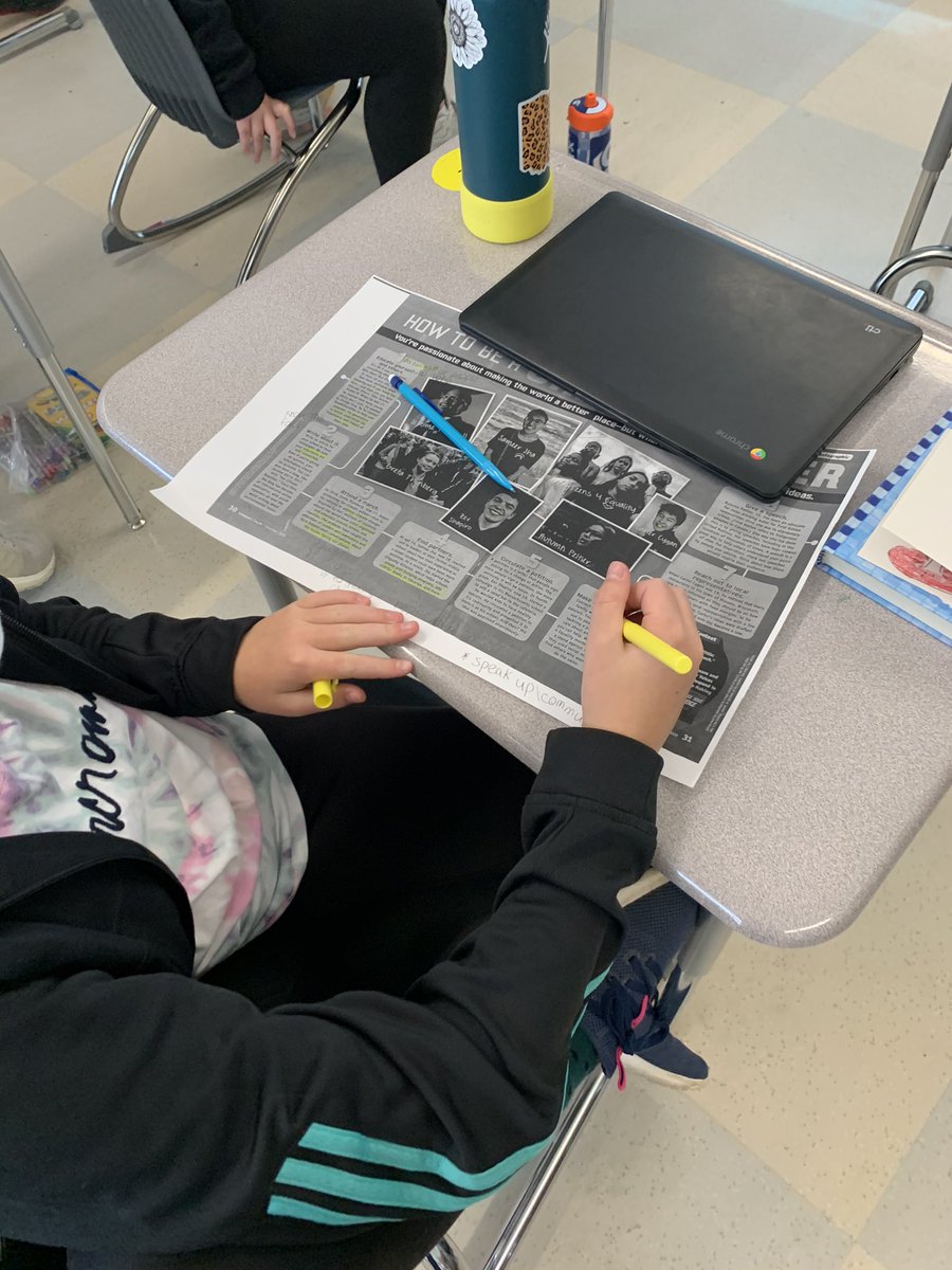 MrsFrambes_ELA's tweet photo. Students read “How to be a Changemaker” and explored one current world issue to research. So many loved the chance to share their opinions in our safe space! #ExploreBIS @MrsMartin_BIS @BIS_principal @MrsFriend84 https://t.co/F0tSWdepu2