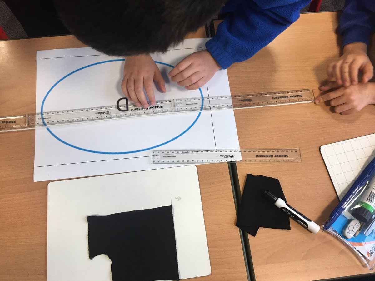 Mr_Chaperon_'s tweet photo. “But how do we find the perimeter of a round shape? 🧐 oh wait let’s use the string! 😊 then we can measure the string with the ruler! 😁👍🏽” exploring maths is fun! @MrMJEllis https://t.co/pKx78Qev7B