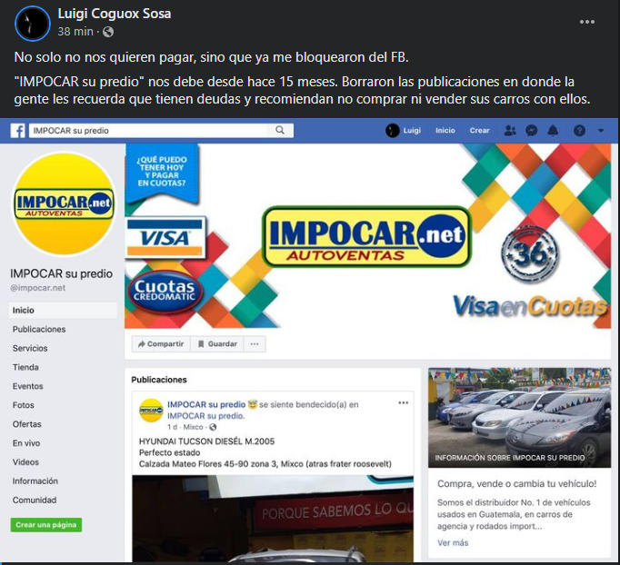 _DeadAccount's tweet photo. aguas con estos mafiosos #IMPOCAR Guatemala https://t.co/lZRWLLVd1x