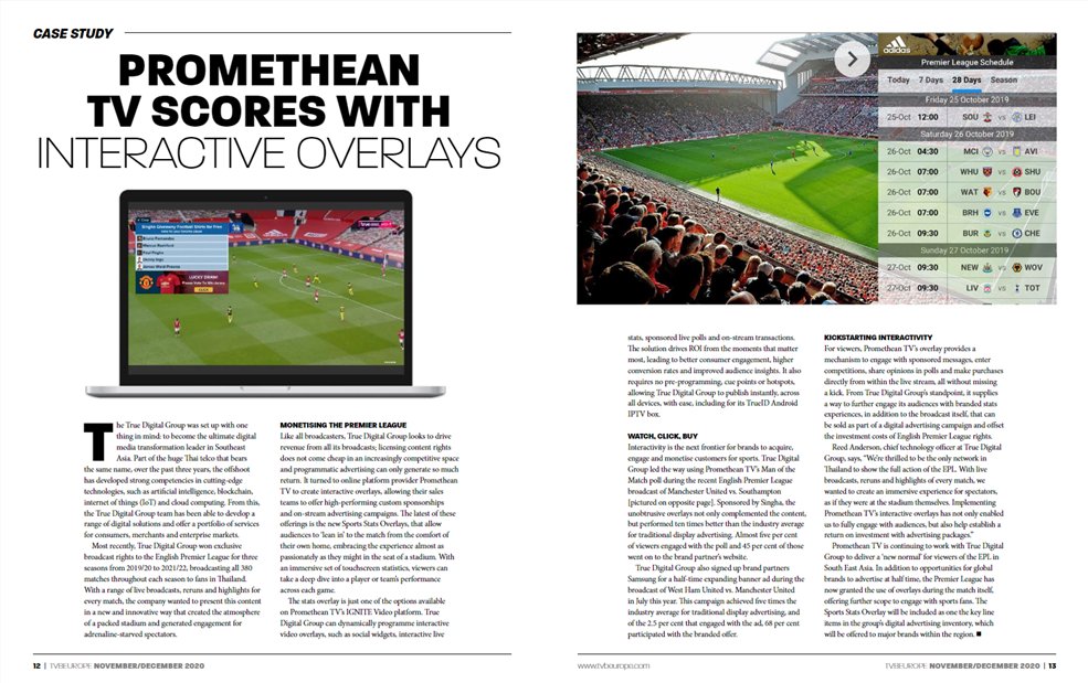 PrometheanTv's tweet photo. Our compelling case studies detailed with @TVBEurope 
#ignitevideo
https://t.co/lNjPp0RNJL https://t.co/F0WQMnpeJ3