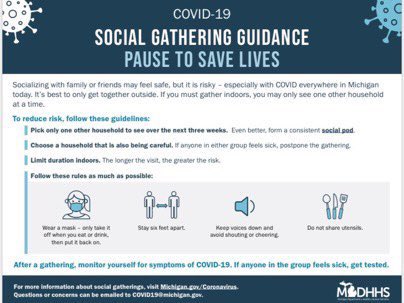 Here are  things you can do right now to help curb the spread of  #Covid19...a Follow the  #PauseToSaveLives rules & guidance for safe gatherings. (See images below.)
