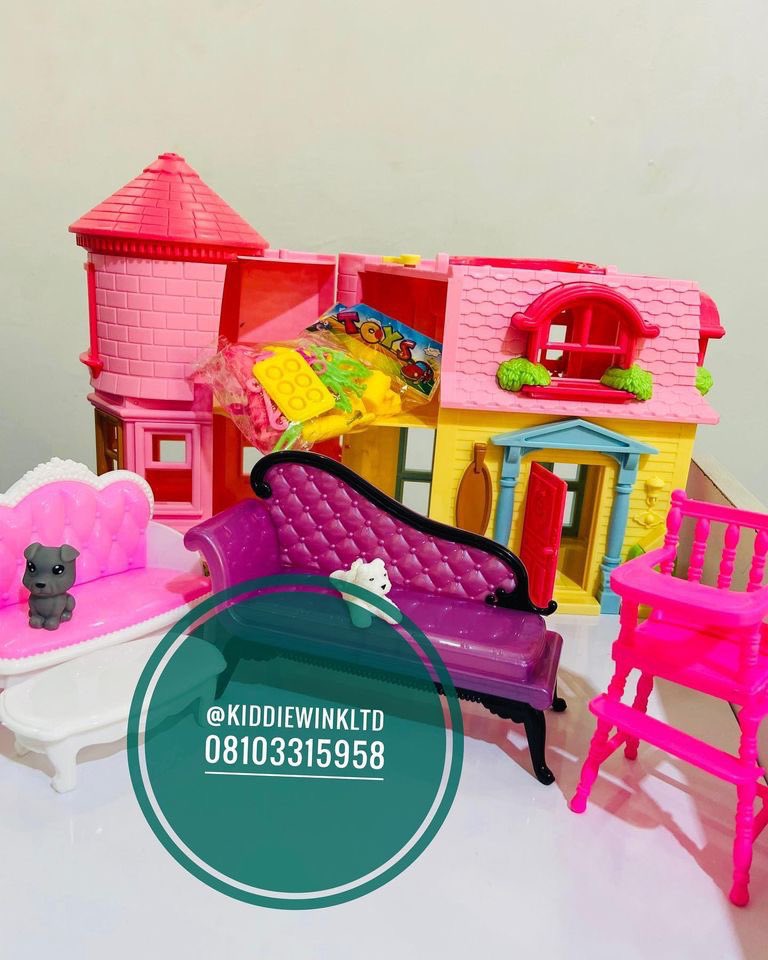 kiddiewinkltd's tweet photo. Doll House with Complete Accessories, 

Swipe left to see the Full haired Doll Landlady. 

Price: 13,200.00 

How To Order: 
👉🏽 Click on the link in our bio 
👉🏽 Send us a DM 
👉🏽 Available in the store 

ORDER-PAY-RECEIVE 
#tuesdayvibe #Trendingng #kiddiewinkltd https://t.co/yj0LgkhGPx