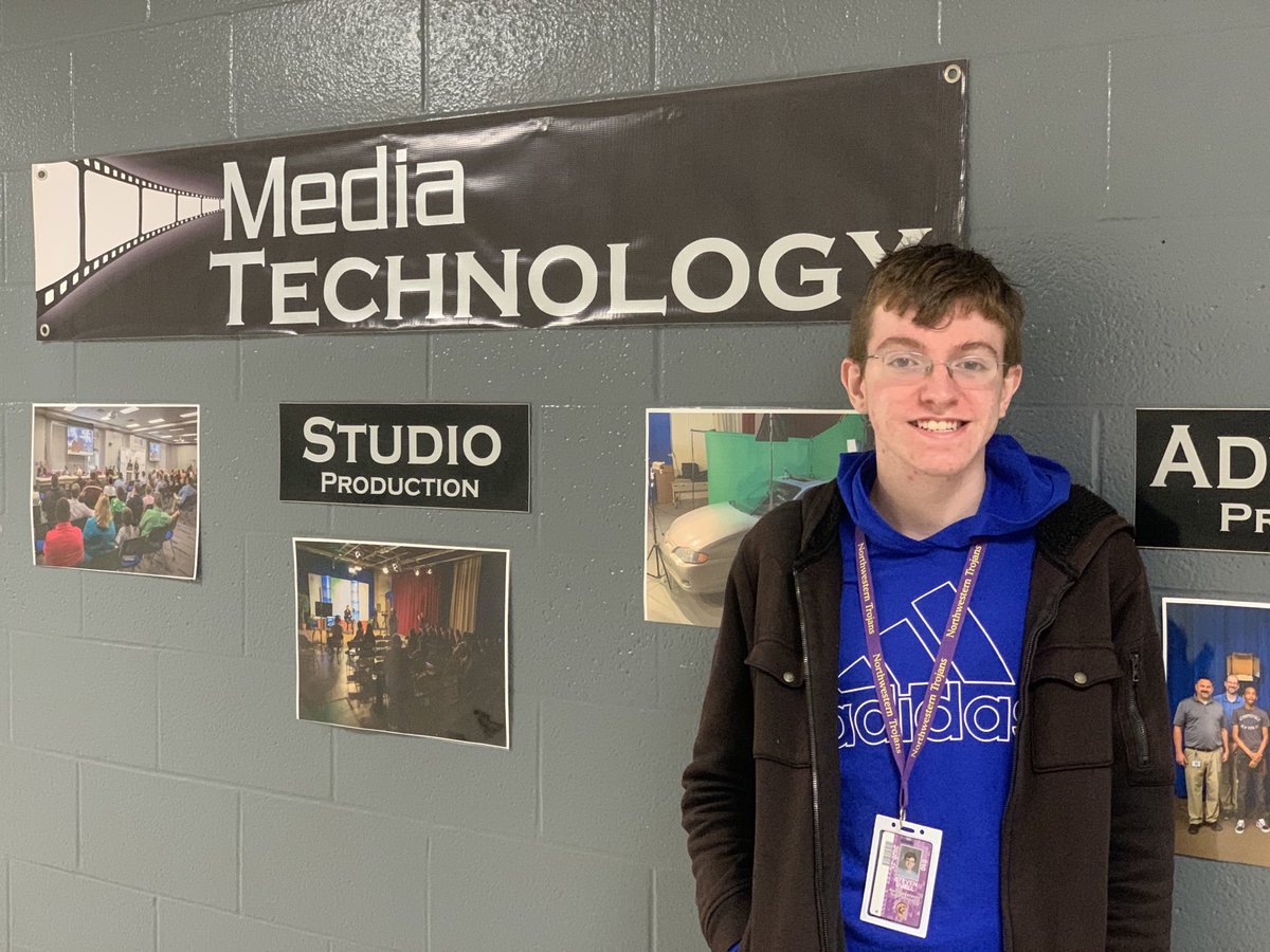 atcrockhillsc's tweet photo. Steven Duell ⁦@NHS_Trojans⁩ is Star Student in Media Tech for demonstrating exemplary #WorkPlaceSkills. #Promptness, #Creative, #ProblemSolver #OneTeamOneMissionOneRockHill https://t.co/8RcMdL8k9E