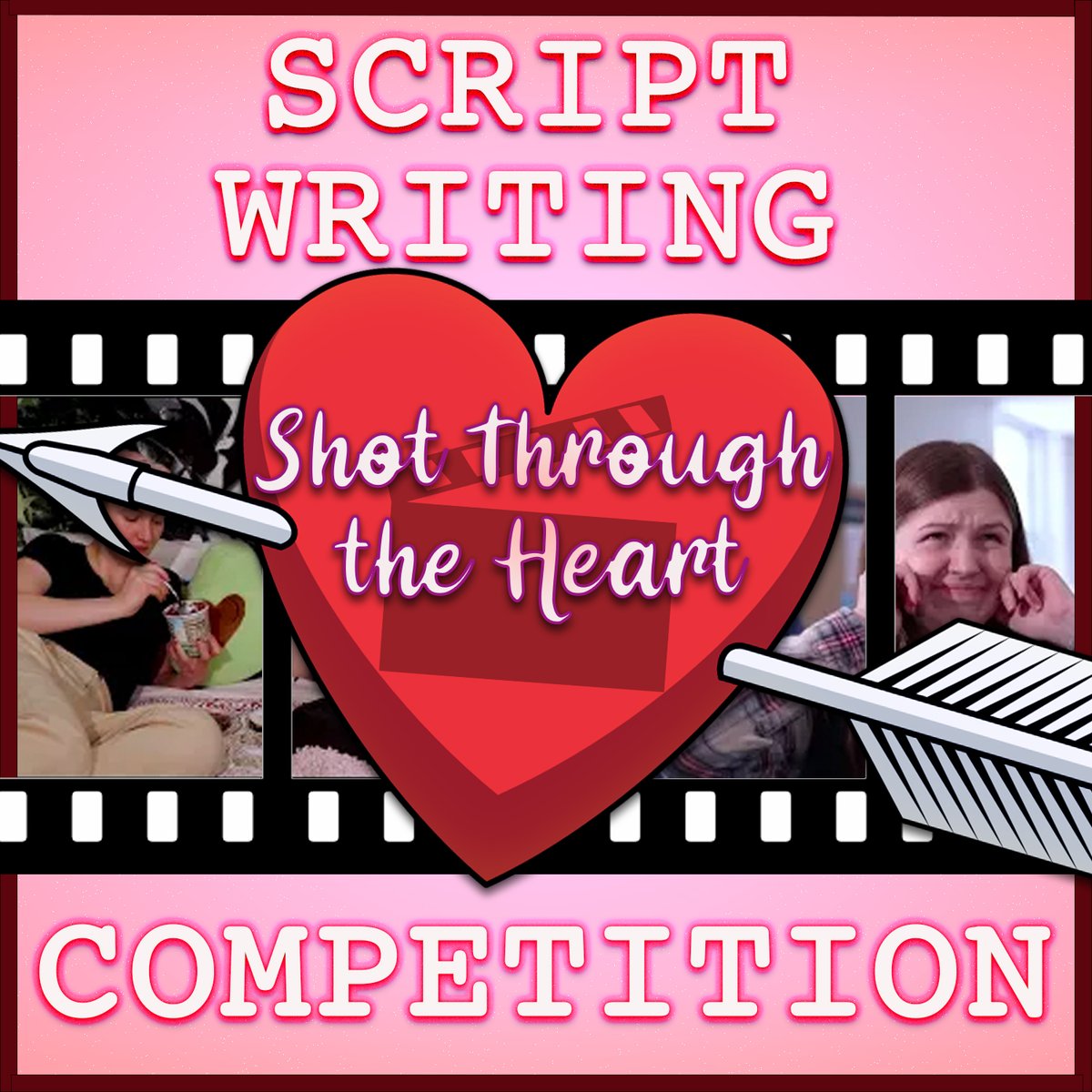 tuftstv's tweet photo. Shot Through the Heart is our annual Valentines Day themed project where TUTVies make a short, romantic film, and we are asking you to write the script! Send your submission to tutv.studios@gmail.com by December 5th. https://t.co/kCdCMQzTqF