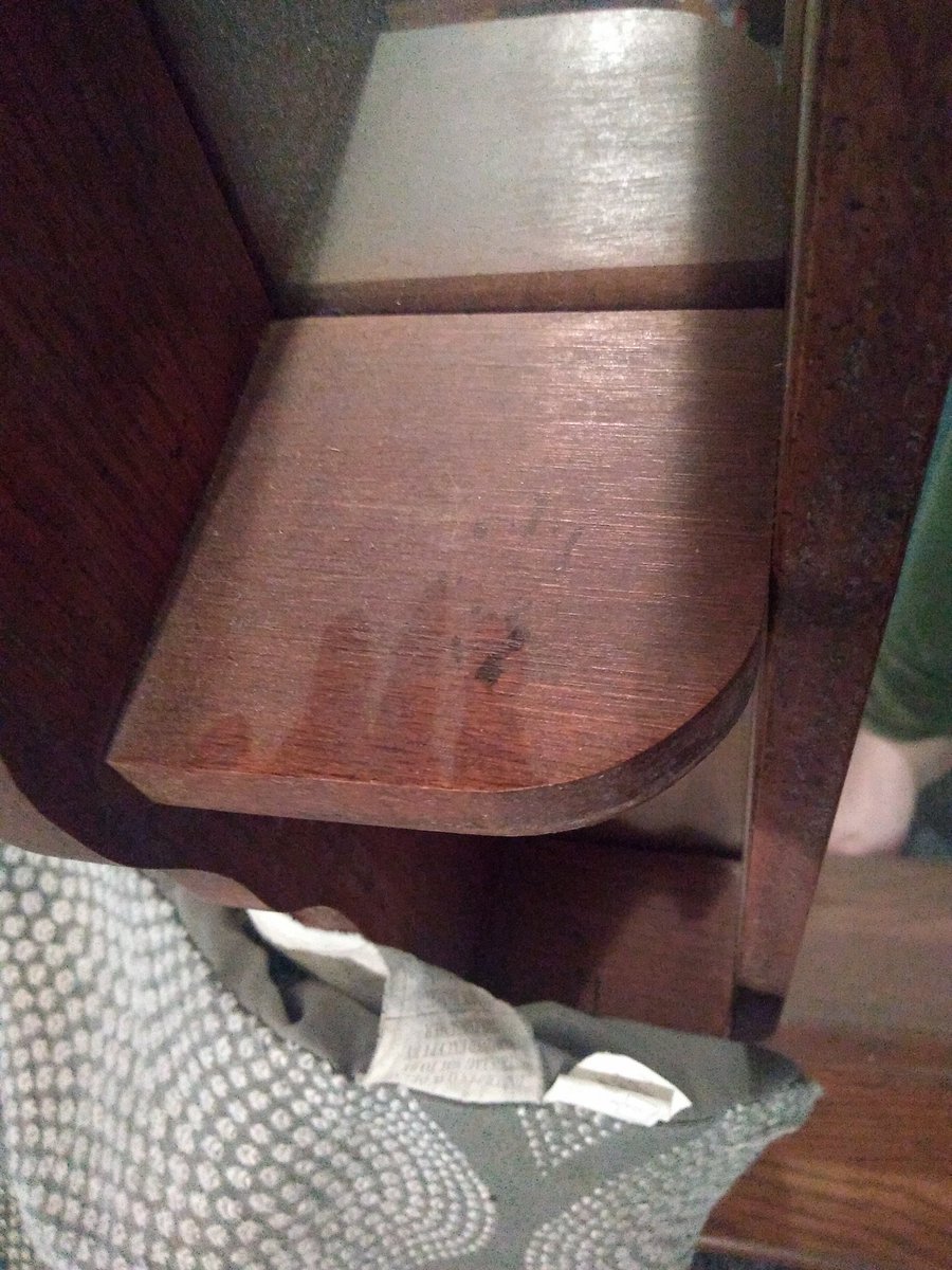 I know for a fact that I didn't go near or touch this mirror... So who made these finger marks?