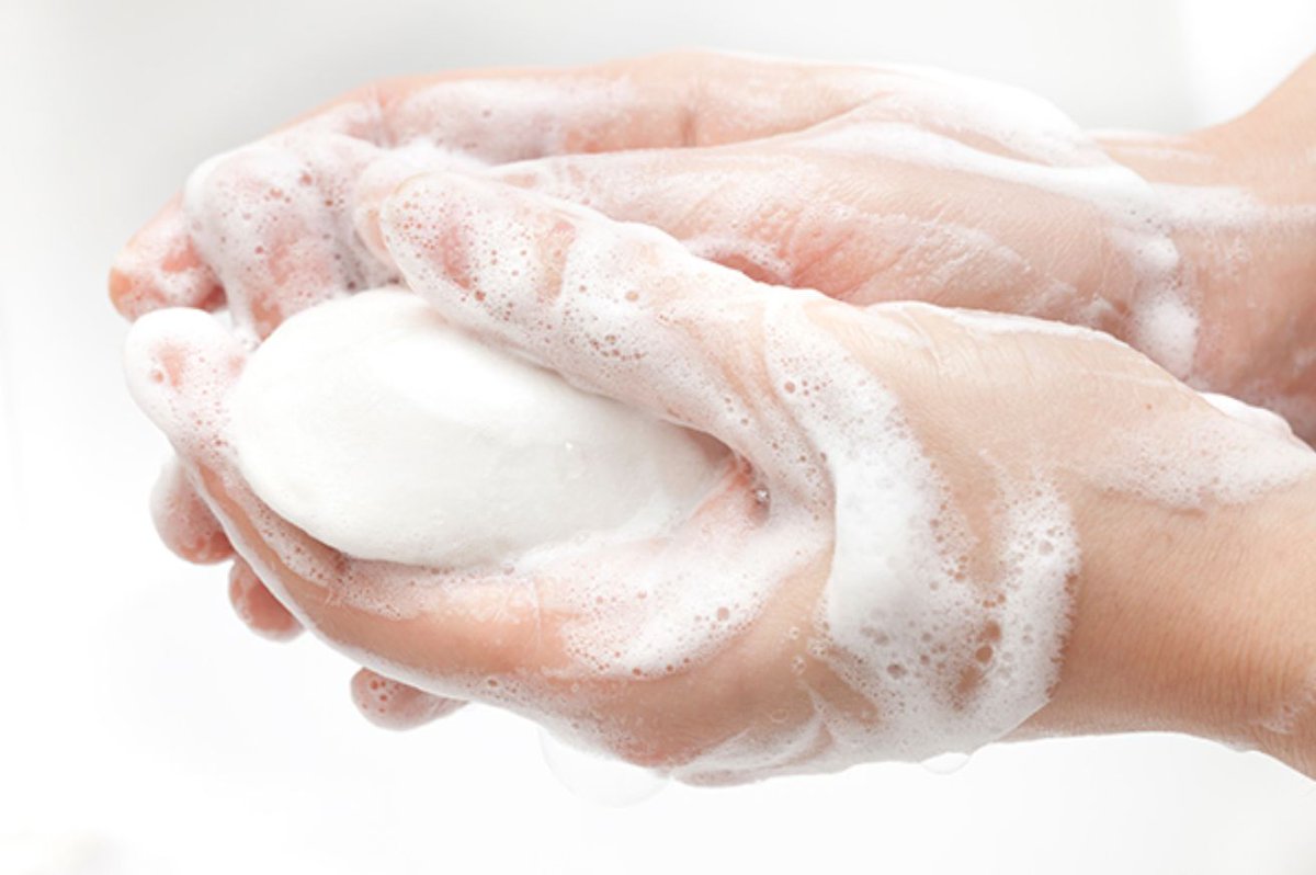 CarolinaCastile's tweet photo. Soap is a simple, but highly effective tool in killing the coronavirus. Check out this article for some more reasons to love soap! ✨ #COVID19 #Handwashing https://t.co/Qaaz1JdHpF https://t.co/pgFaJ2Fv6e