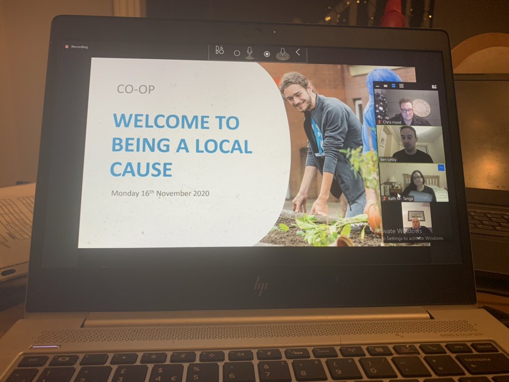 Brilliant evening with @0800BEN and <a href="/FinnCeri/">Ceri @ the Co-op</a> as we launch our pilot programme. 

Fantastic resource for local causes, colleagues and stores. #ItsWhatWeDo