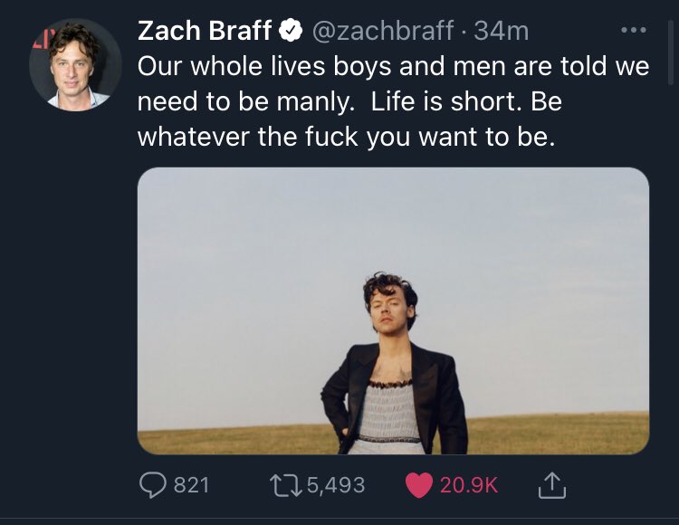 canyonmoonblu's tweet image. twitter, olivia wilde, zach braff, and the guy who voices phineas from phineas and ferb being part of the harry styles defense squad is something I didn’t know I needed until now