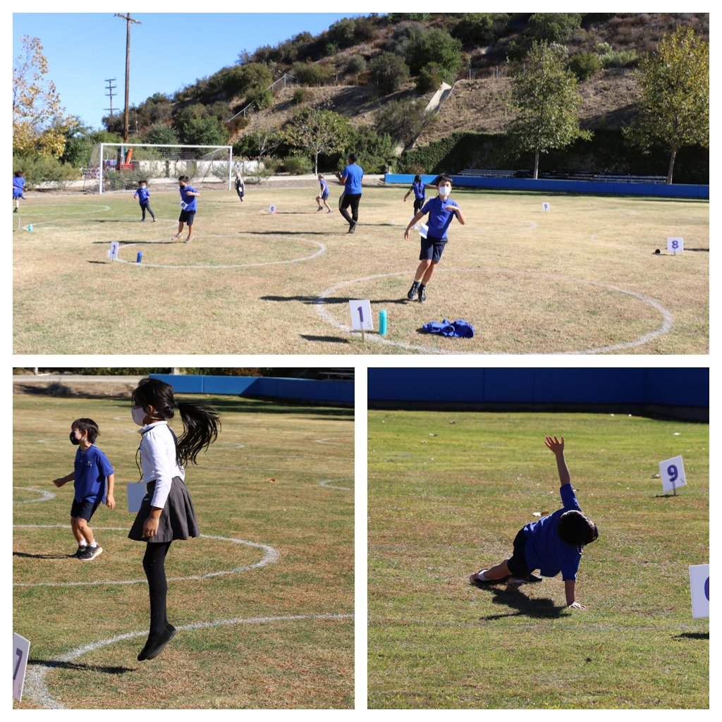 Skipping, jumping, and...one-handed planking?!...for joy after spending our first day together on campus in Second Grade. See you tomorrow, friends!